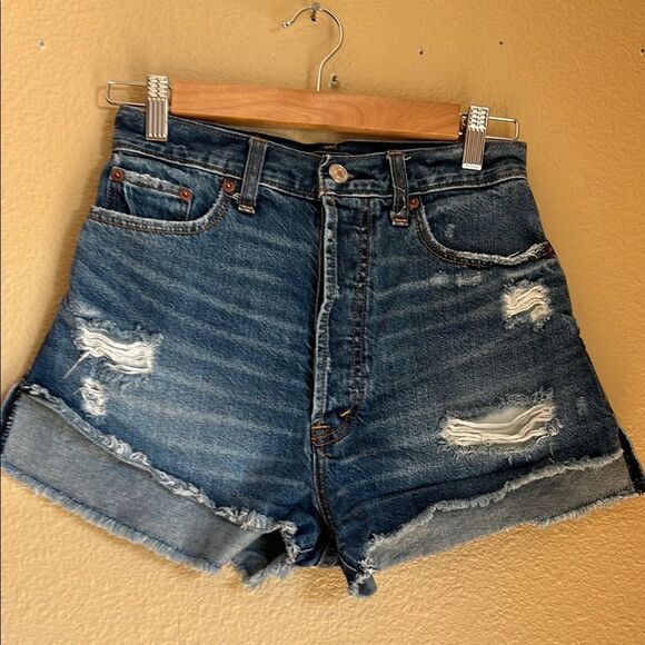 Abercrombie & Fitch jeans cutoffs 24 - Picture 1 of 10